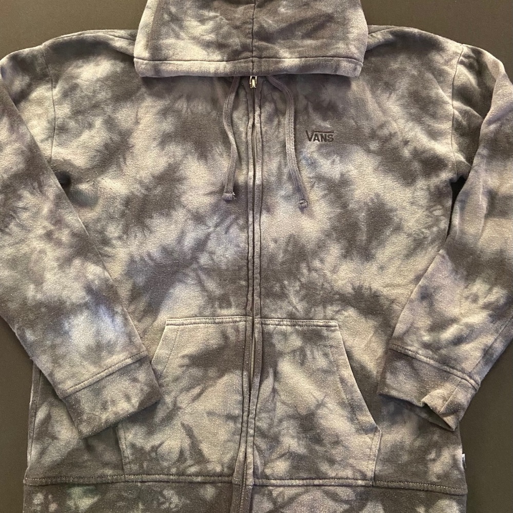 Zip Up Tie Dye Hoodie Vans